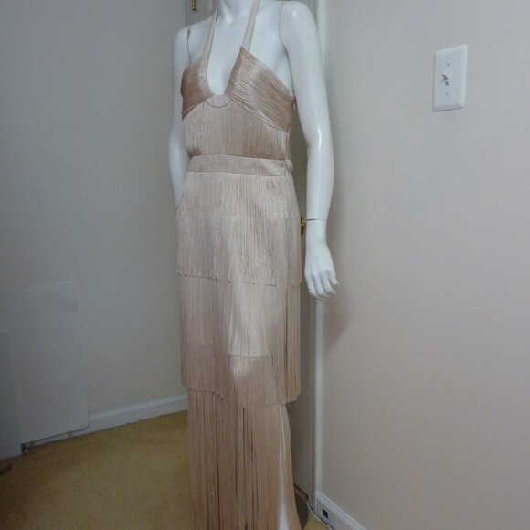 Jonathan Simkhai Cream Fringe Maxi Dress - Picture 13 of 16